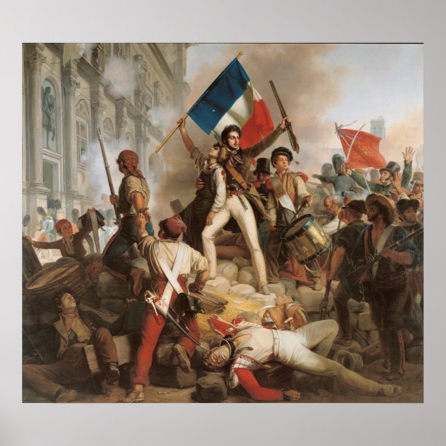 Póster Fighting at the Hotel de Ville (Frente)