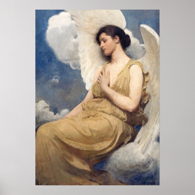 Póster Figura Alada (1889) (Frente)