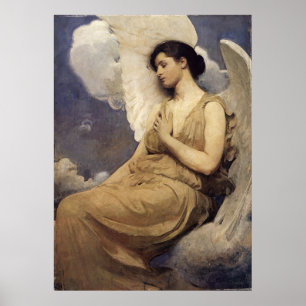 Póster Figura coa alas Thayer de Abbott Handerson