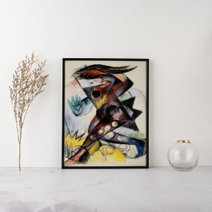 Póster Figura de Caliban para la Tempest de Franz Marc