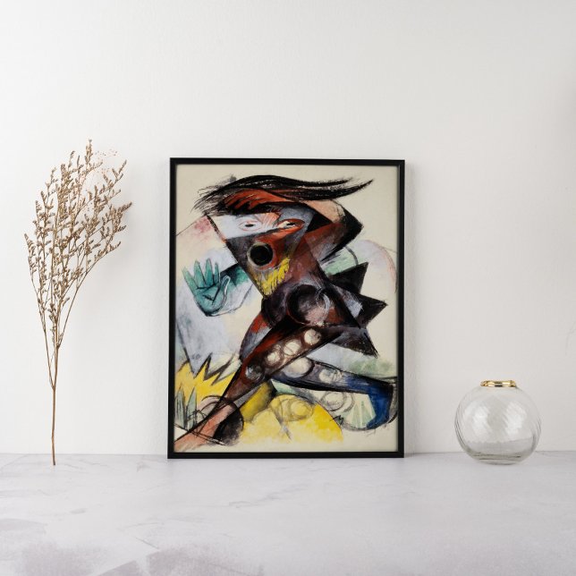 Póster Figura de Caliban para la Tempest de Franz Marc (Subido por el creador)