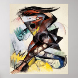 Póster Figura de Calibán para La Tempestad de Franz Marc