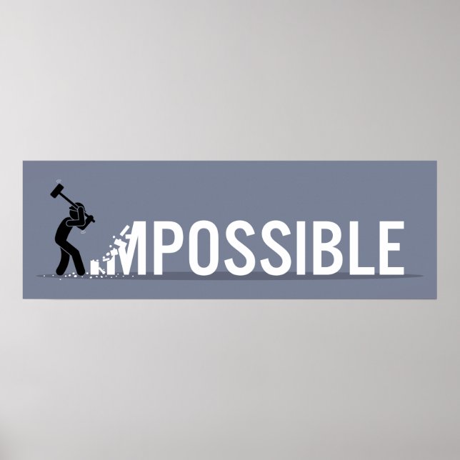 Póster Figura de inserción imposible (Frente)