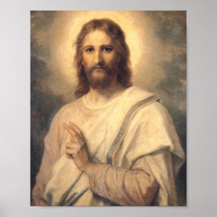 Póster Figura De Jesucristo Por Heinrich Hofmann