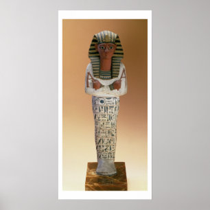Póster Figura de Shabti de Ramesses IV, nuevo reino