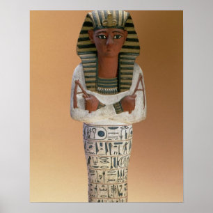 Póster Figura de Shabti de Ramesses IV, Nuevo Reino (estu