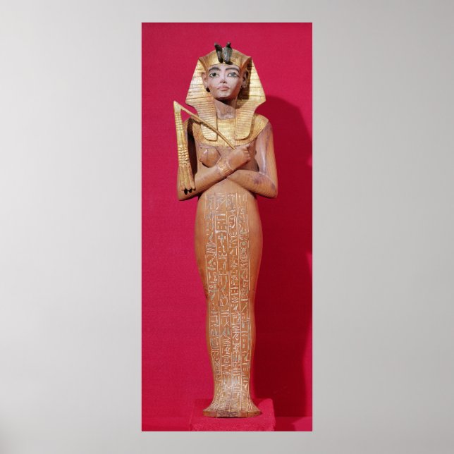 Póster Figura de Shabti rey de la Tumba de Tutankhamun (Frente)