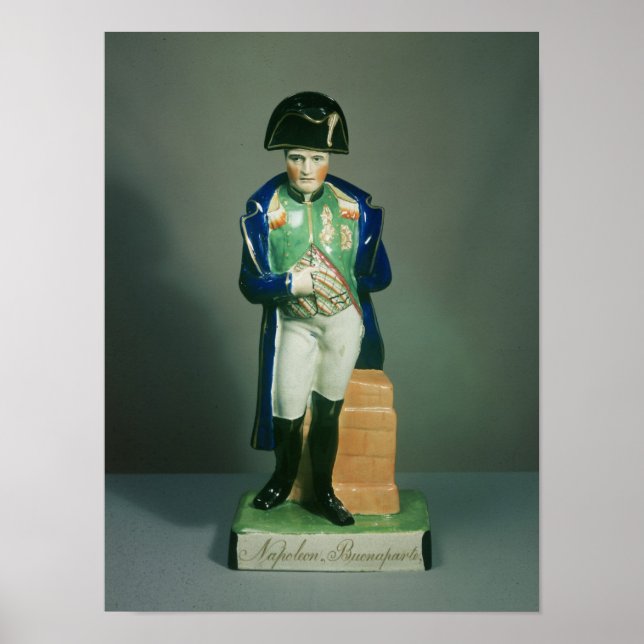 Póster Figura de Staffordshire de Napoleón Bonaparte (Frente)