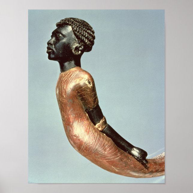 Póster Figura de un hombre africano desde el final de (Frente)