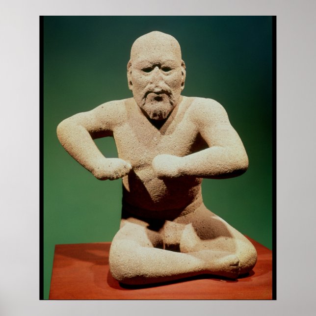 Póster Figura de un luchador (Frente)