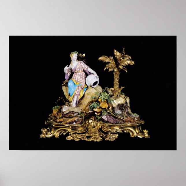 Póster Figura de Vincennes de un Naiad (Frente)