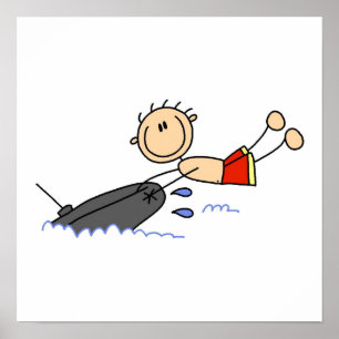 Póster Figura del palo de anclaje