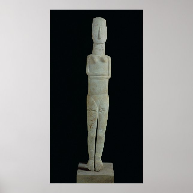 Póster Figura femenina, de Amorgos (Frente)