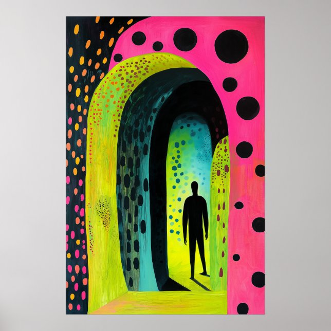 Póster Figura heroica en Arco en 1837 (Frente)