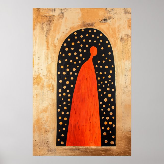 Póster Figura heroica en Arco en 1845 (Frente)