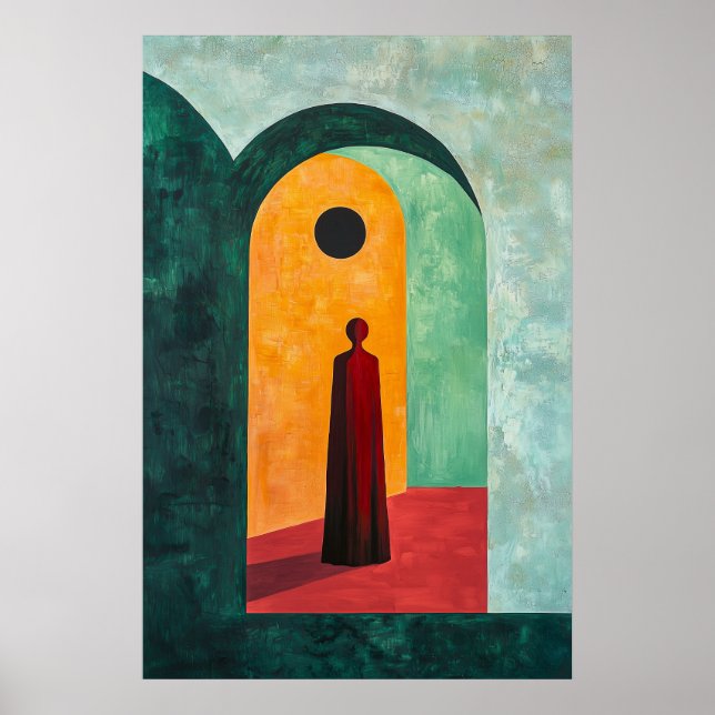 Póster Figura heroica en Arco en 1847 (Frente)