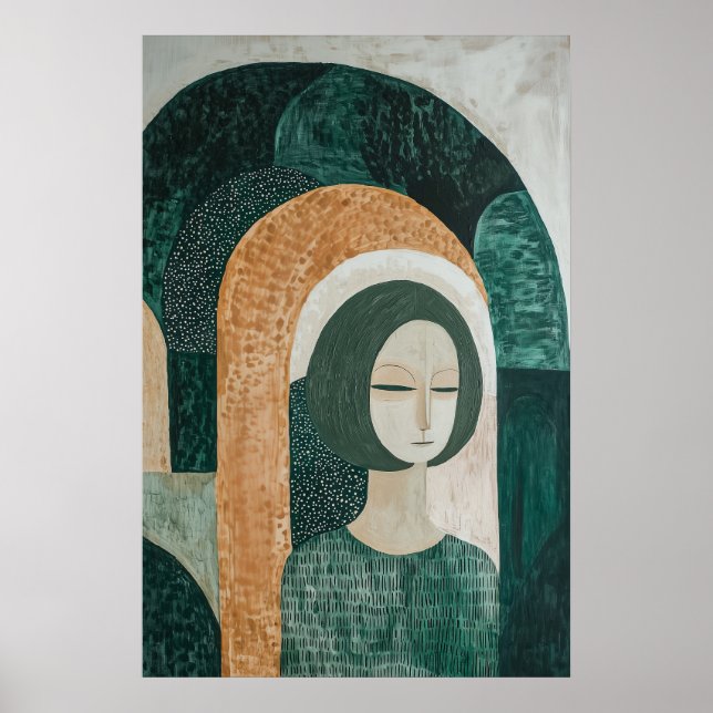 Póster Figura heróica en el Arco de 1838 (Frente)