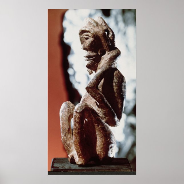 Póster Figura nomalí de la tribu mende (Frente)