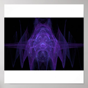 Póster Figura púrpura