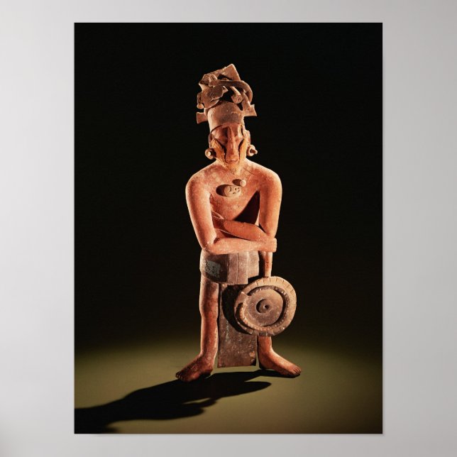 Póster Figure of a warrior with a shield (Frente)