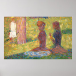 Póster Figures, La Grande Jatte - Georges Seurat Fine Art