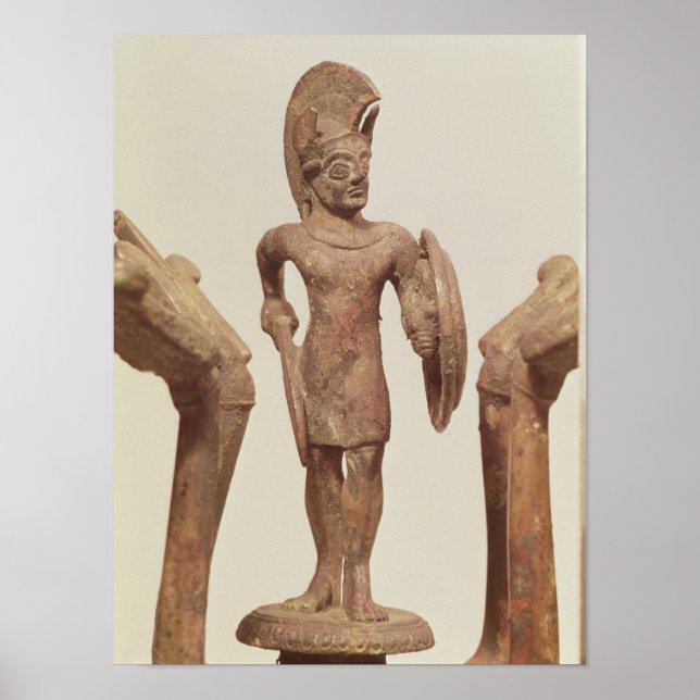 Póster Figurine of a warrior, c.490 BC (Frente)