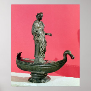 Póster Figurine of the Goddess Sequana