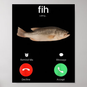 Póster Fijar llamada Recordarme mensaje rechazar aceptar