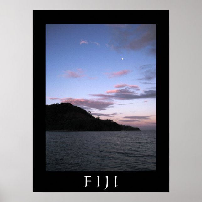 Póster Fijian Sunset (Frente)
