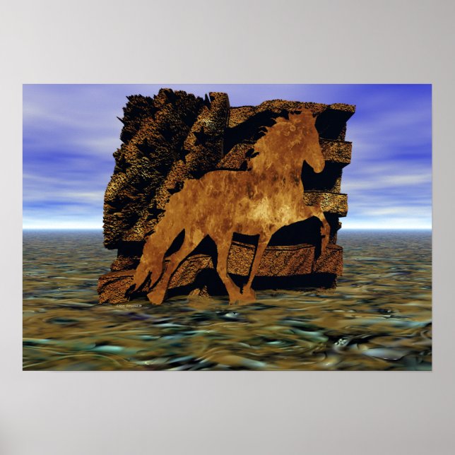 Póster Fijo en Piedra (Frente)