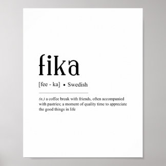 Póster Fika