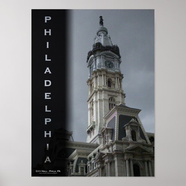 Póster Filadelfia - Ayuntamiento (Frente)