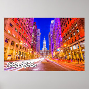 Póster Filadelfia, Pennsylvania, Estados Unidos