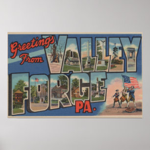 Póster Filadelfia, Pensilvania - Valley Forge