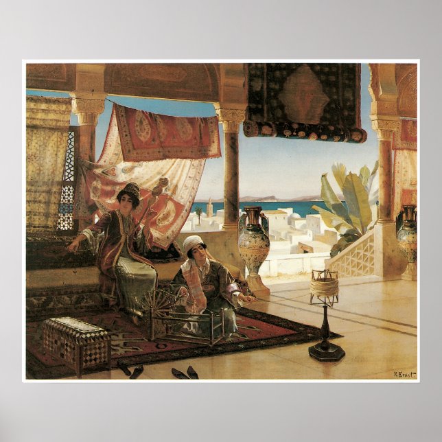 Póster Filant Femmes au Morac, Roudolf Ernst (Frente)