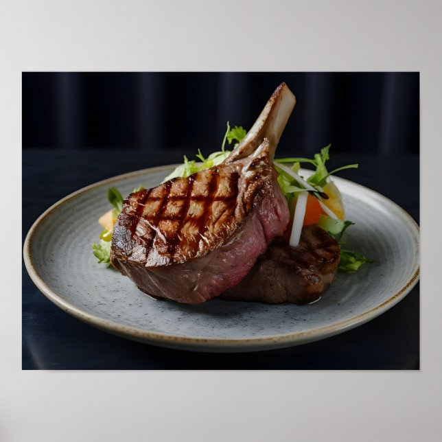 Póster Filete De Ternera A La Parrilla Succulento (Frente)