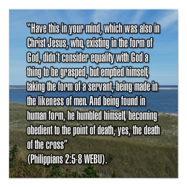 Póster Filipenses 2:5-8 WEBU (Anverso)