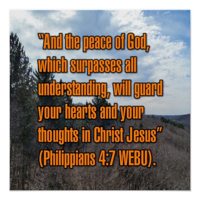 Póster Filipenses 4:7 WEBU (Anverso)