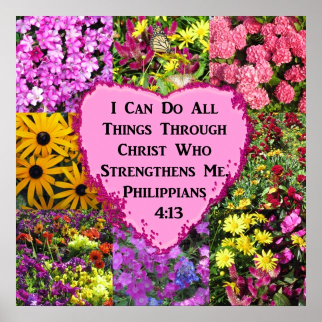 PÓSTER FILIPINAS 4:13 SCRIPTURA VERSE (Frente)