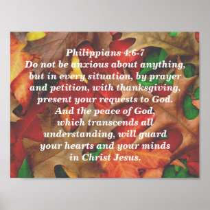 Póster Filipinas 4:6-7