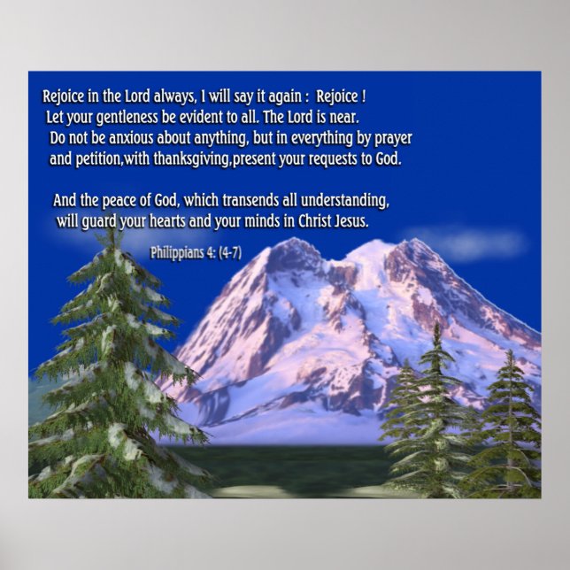 Póster Filipinas 4:7 (Frente)