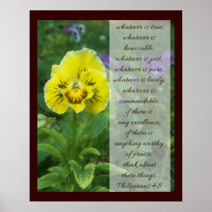 Póster Filipinas 4:8