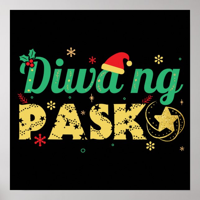 Póster Filipinas Espíritu filipino de Navidades (Frente)