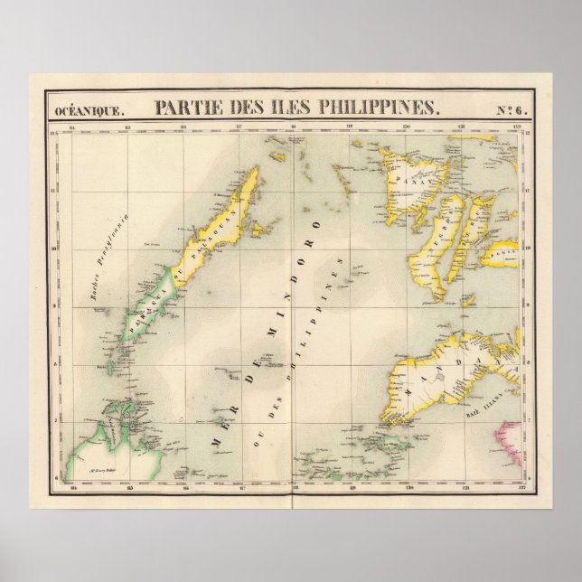 Póster Filipinas Oceanía no 6 (Frente)
