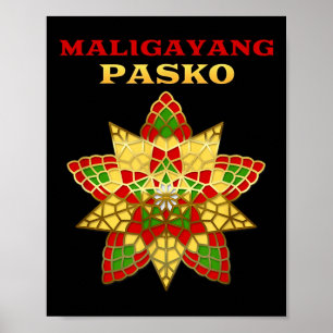 Póster Filipinas Pilipinas Navidades filipinos Parol Xma