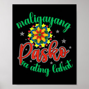 Póster Filipinas Pilipinas Navidades filipinos Parol Xma