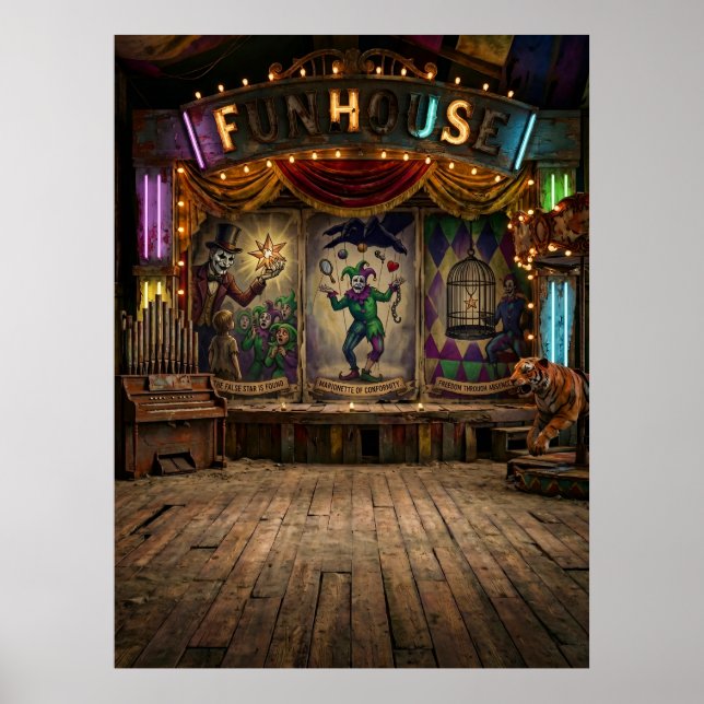Póster Filosofía del Carnaval Oscuro  (Frente)