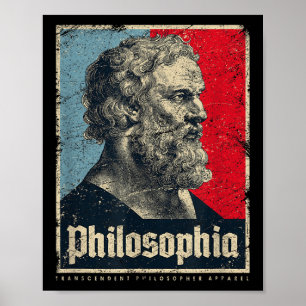 Póster Filosofía del Platón Platos Filosofía Griega Antig