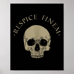 Póster Filosofía estofilia Respice Finem Estúcismo Quot