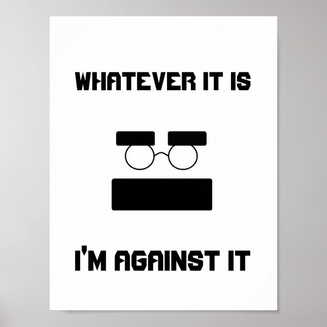 Póster Filosofía marxista 8,5 x 11" Poster (Frente)